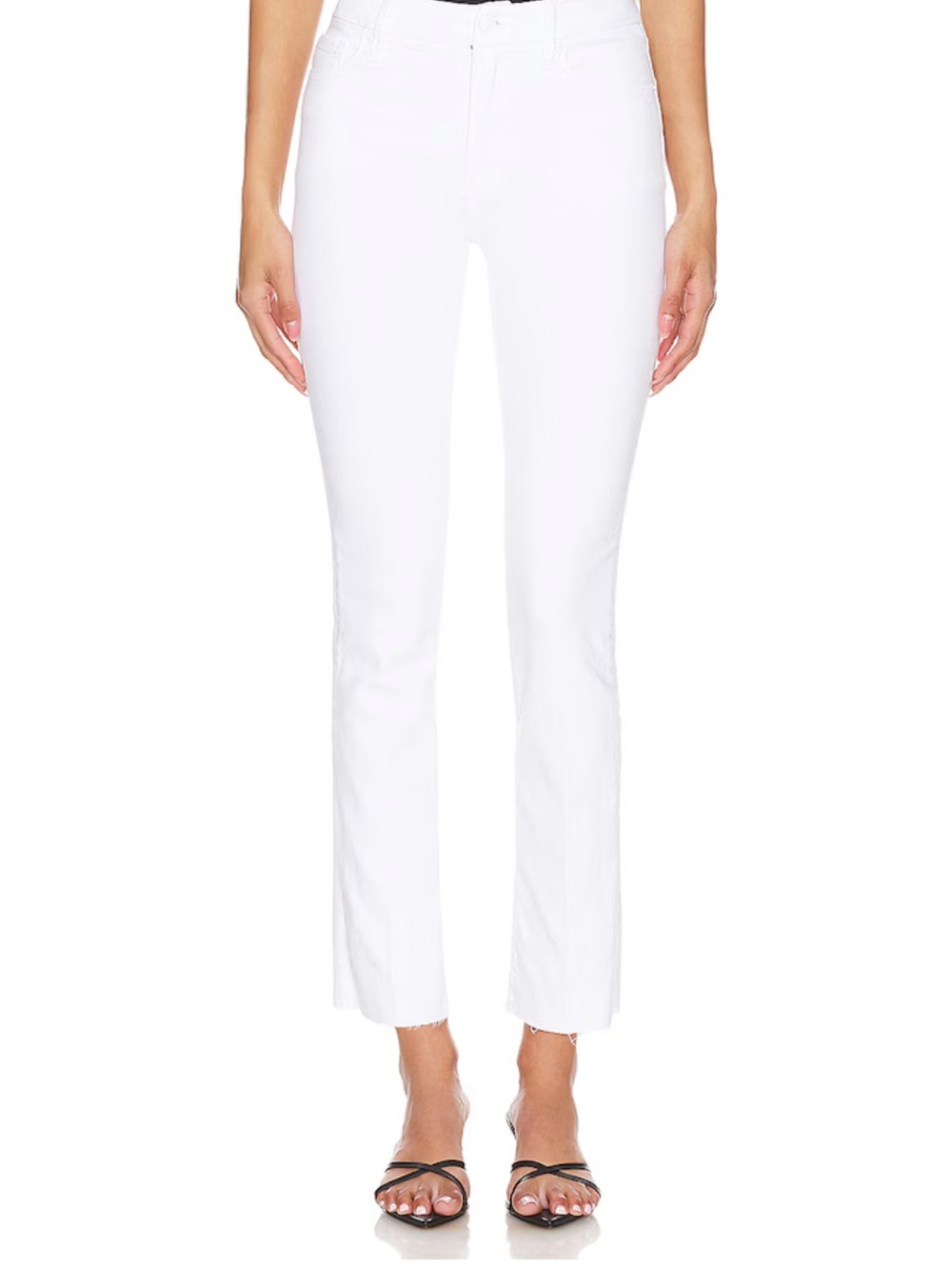 Good american good straight high rise raw hem jean - Picture 4 of 7
